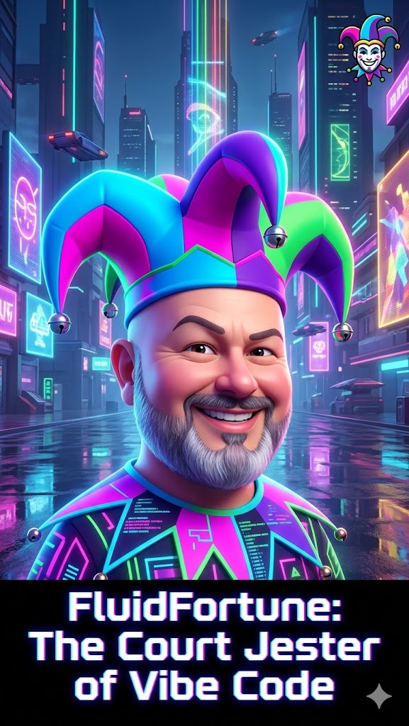 FluidFortune — The Court Jester of Vibe Coding
